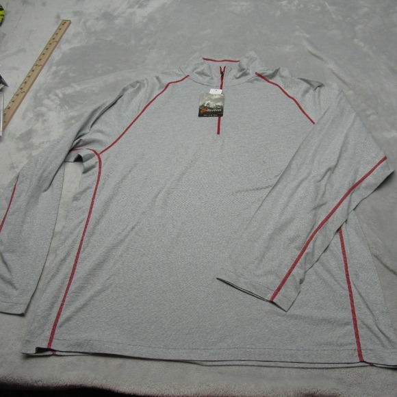 Cloudveil Shirt Mens XXL‎ Gray Quick-Drying Lightweight 1/4 Zip Pullover NEW - Picture 1 of 11